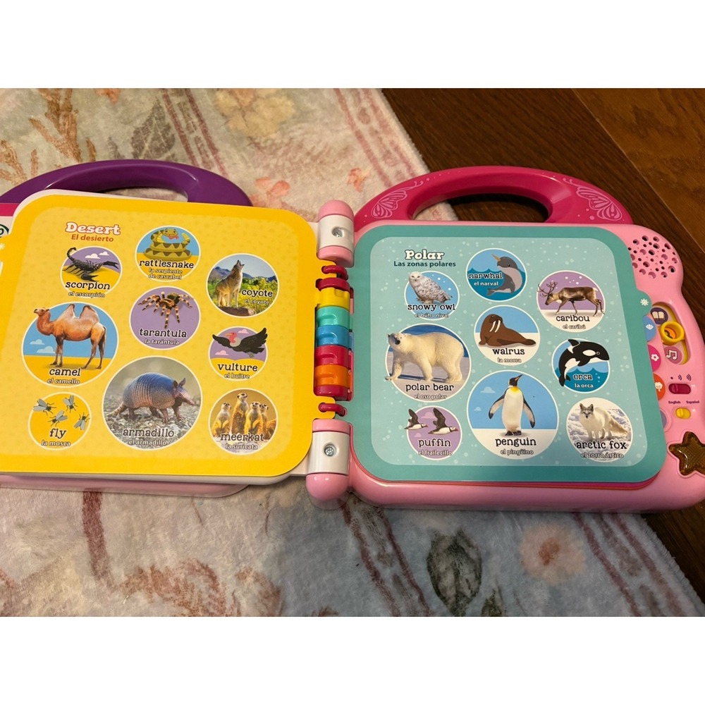 Leap Frog Learning Friends Scout & Violet 100 Words Electronic Book Lot Of 2 - Picture 5 of 5